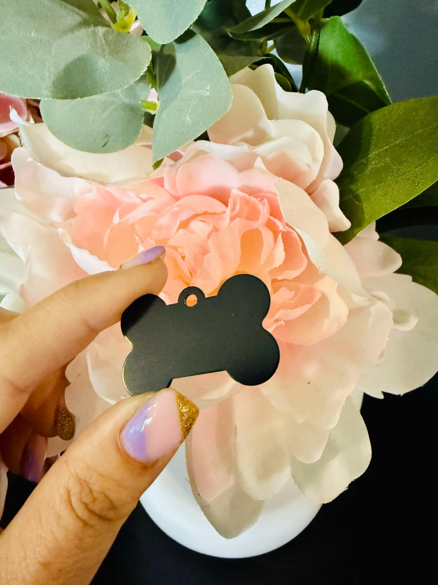 Black ID Tag