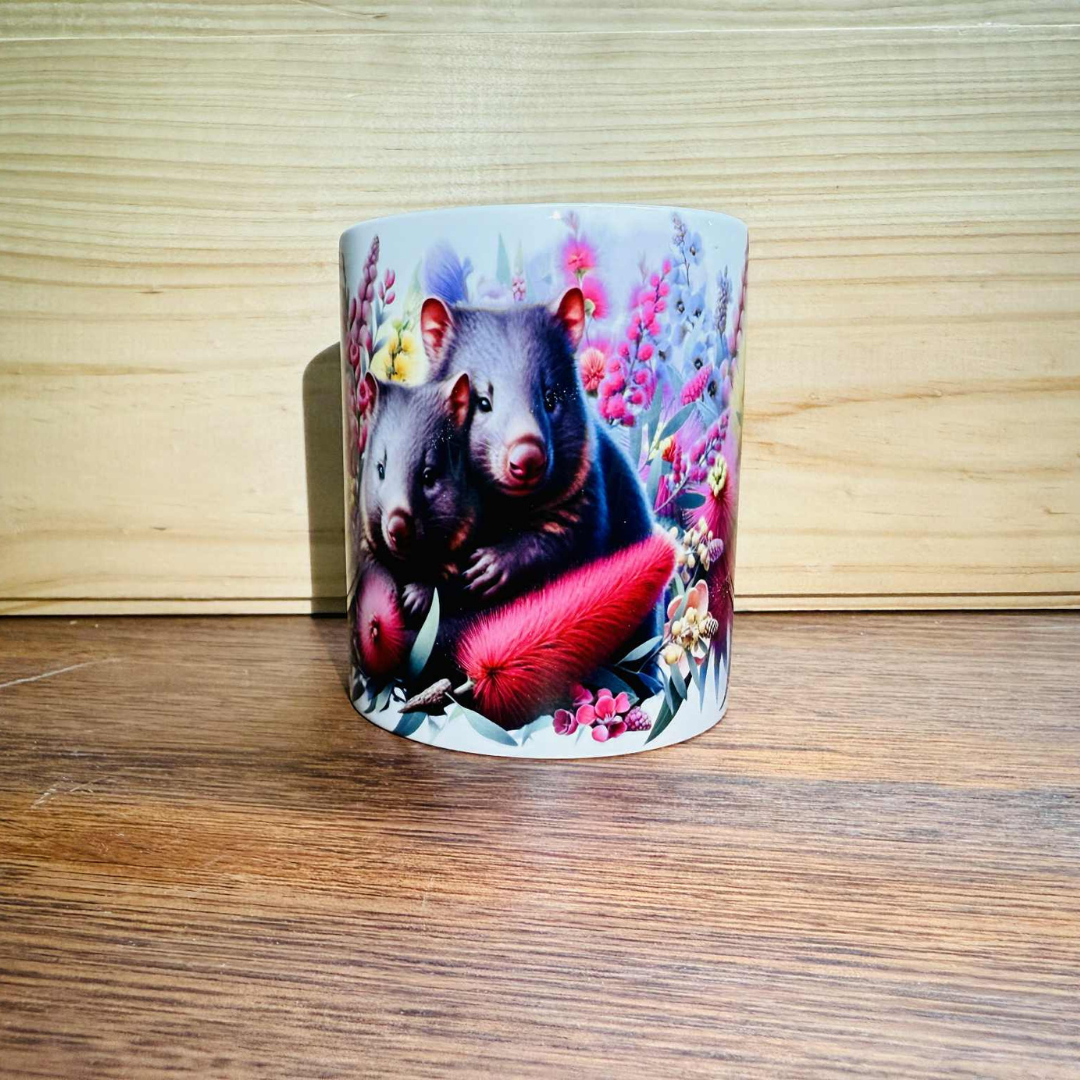 Australian Wildlife Art Mug Collection – 11oz Ceramic Mugs