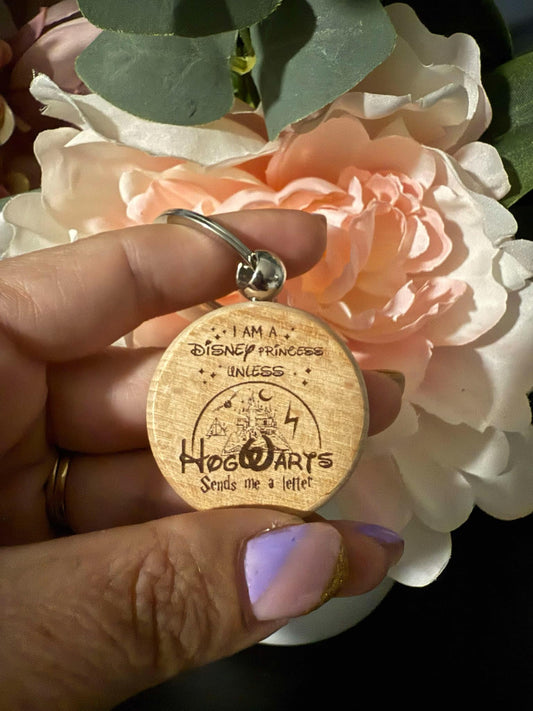 Send Me A Letter Wooden Keychain